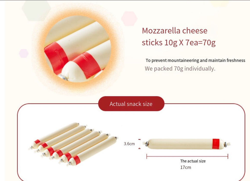 Bow mozzarella cheese sticks