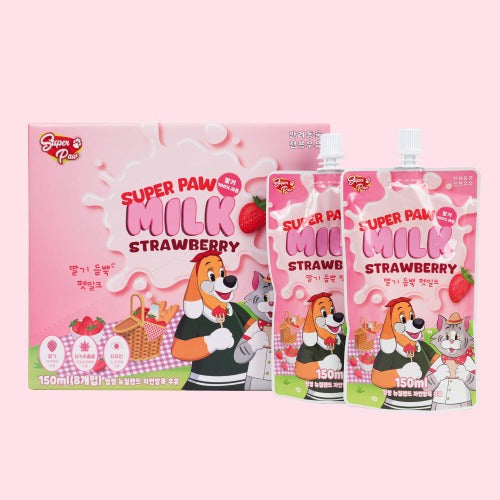 Superpow Strawberry-filled Pet Milk 150ml x 8