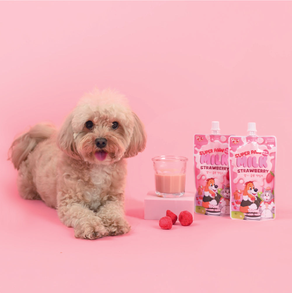 Superpow Strawberry-filled Pet Milk 150ml x 8